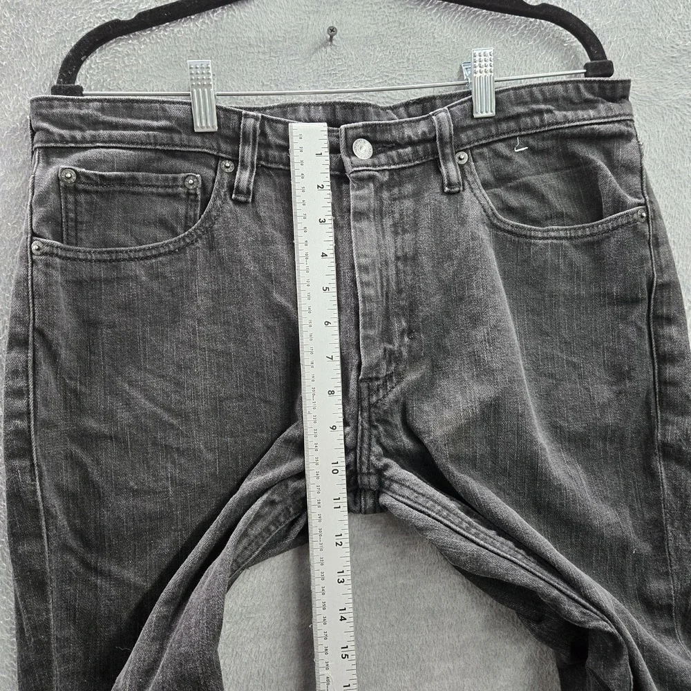 Levi's 511 Men Jeans 36X30 Black Denim Slim Fit‎ Logo 27